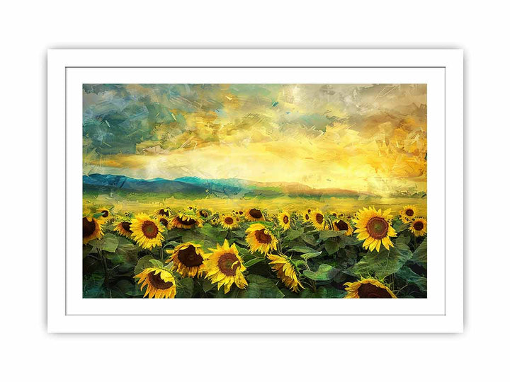 Sunflower Field Oil Painting