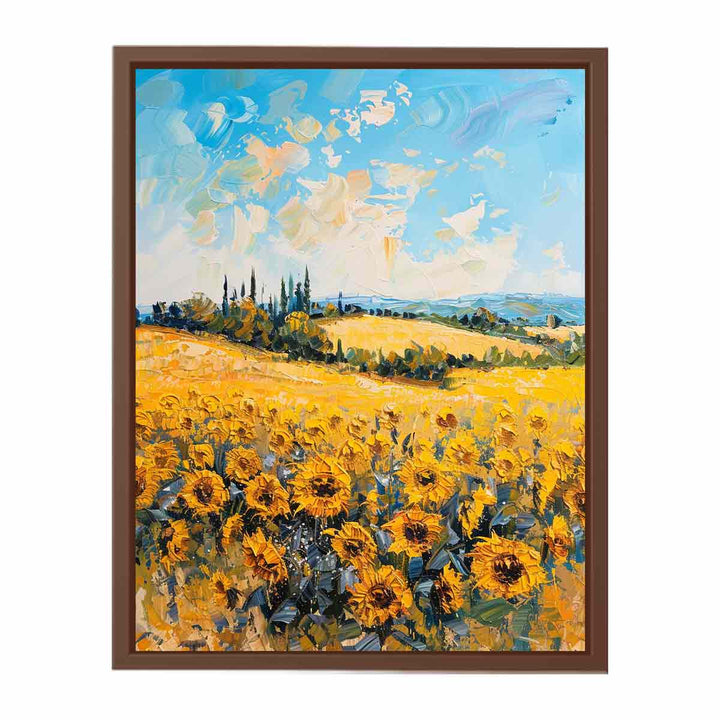 Sunflower Field   Art Print