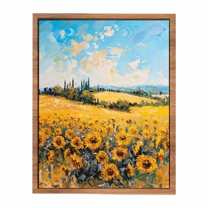 Sunflower Field   Painting