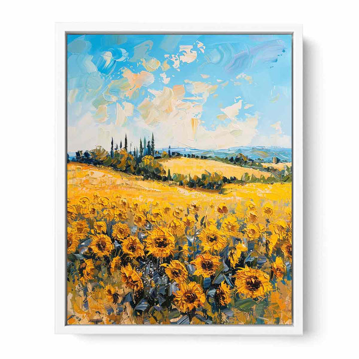 Sunflower Field  Canvas Print