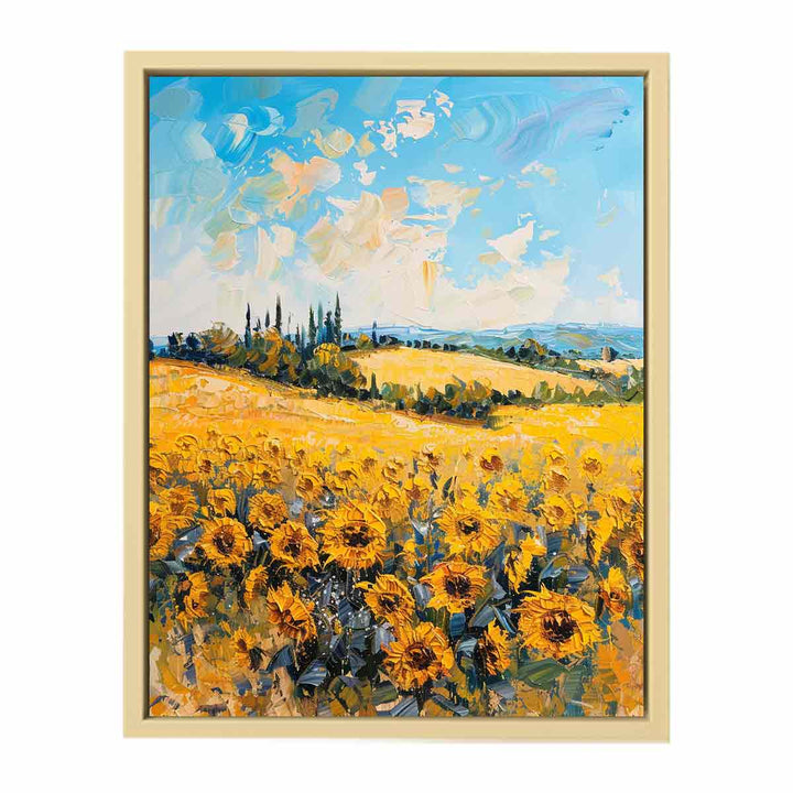 Sunflower Field  Framed Print