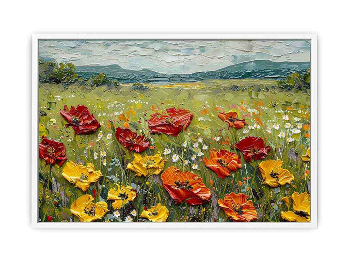 Vibrant Field Canvas Print