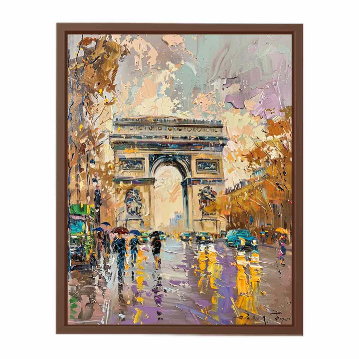  Arc De Triomphe  Paris  Art Print