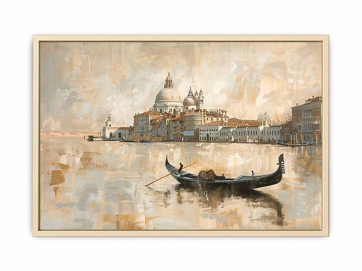  Vintage Venice Painting Framed Print