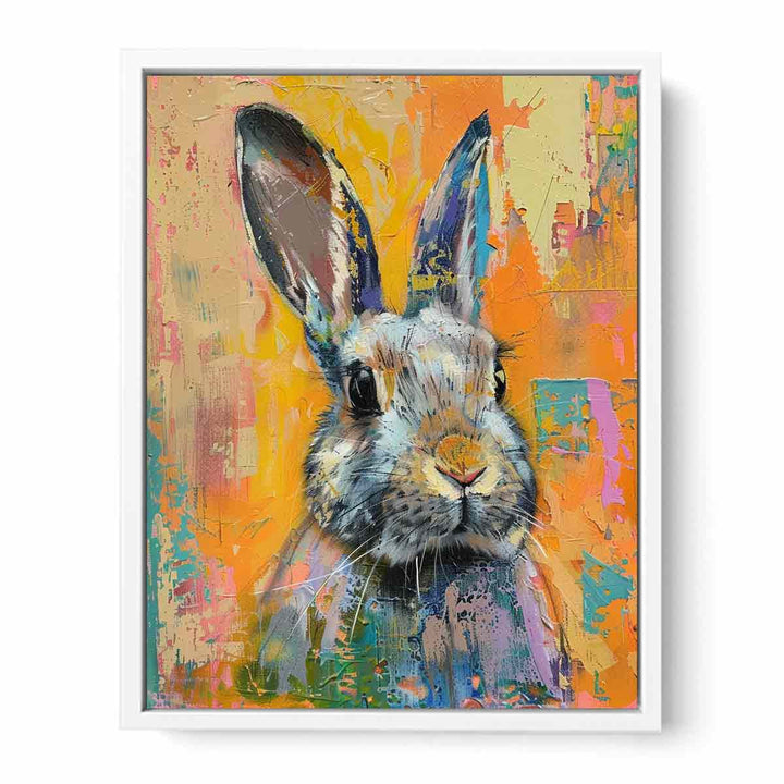 Rabbit Painting  Canvas Print