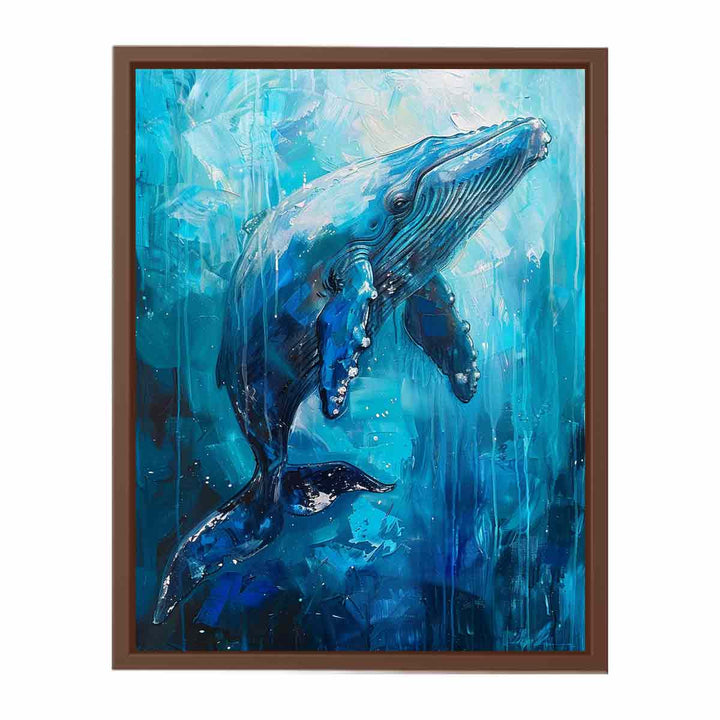 Whale Painting   Art Print