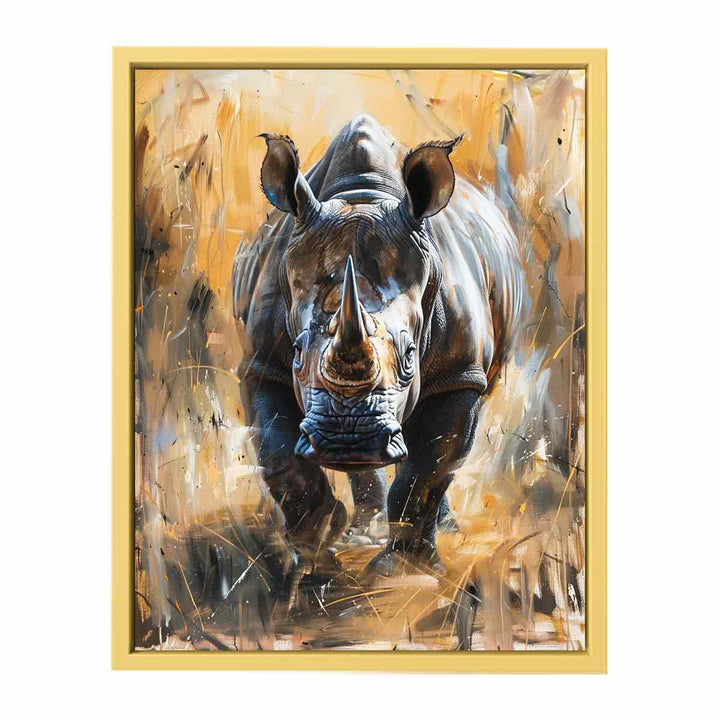 Rhino Painting   Poster