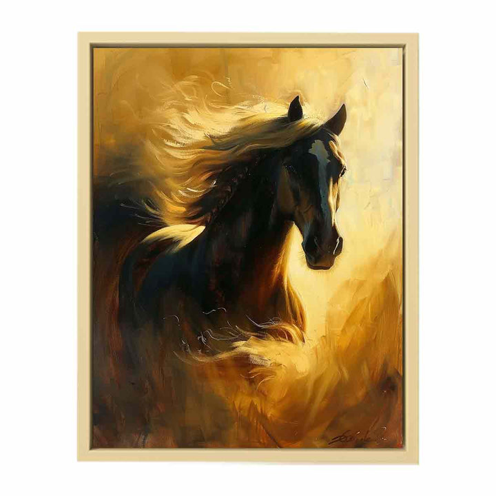 Pony Painting  Framed Print