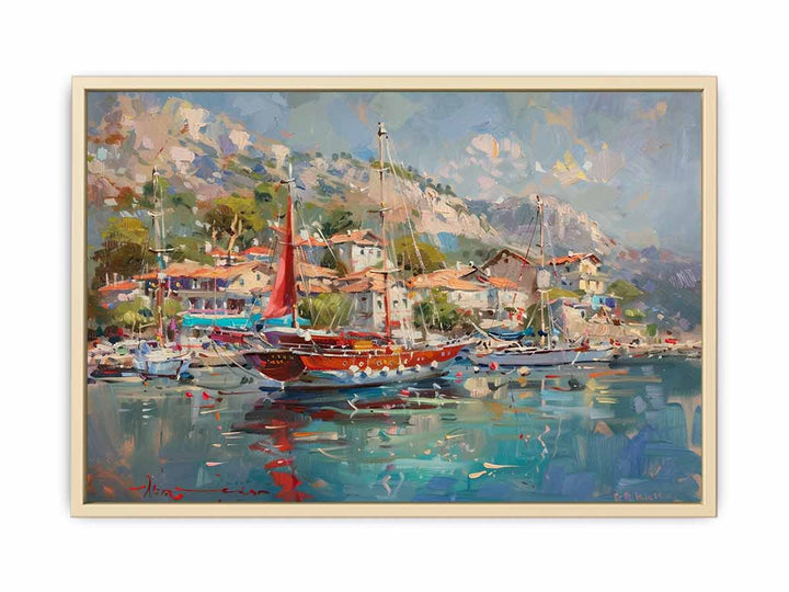 Yachts  Framed Print