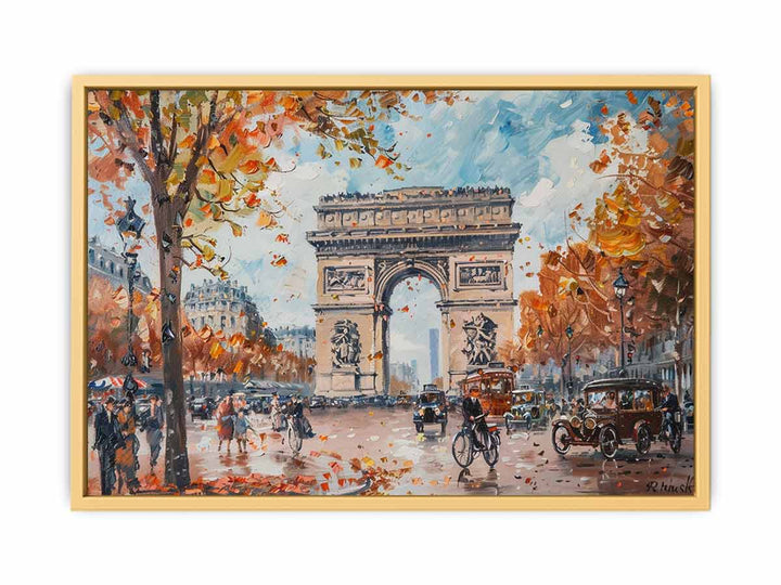  Arc De Triomphe  Paris Painting  Poster