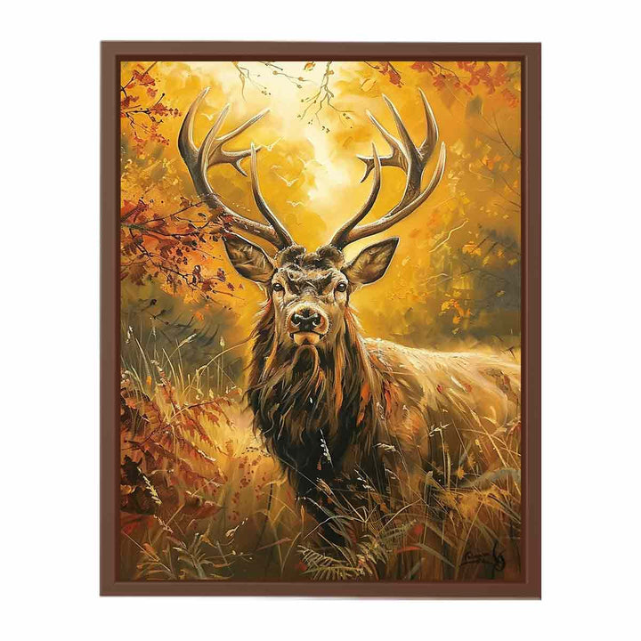 Deer Painting   Art Print