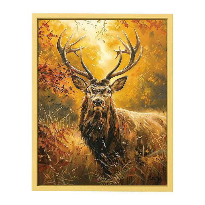 Deer Painting   Poster