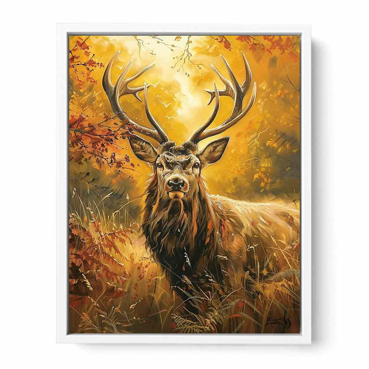 Deer Painting  Canvas Print