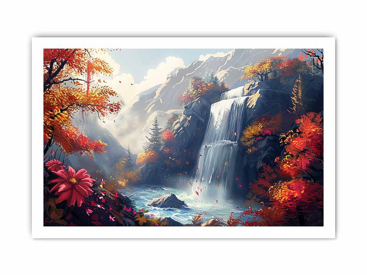 Autumn Waterfall