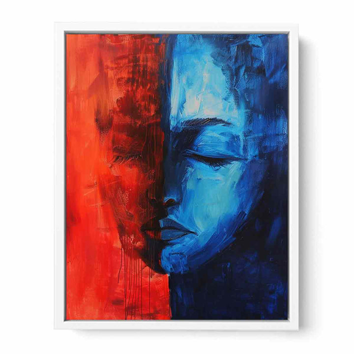 Blue Red Art Painting