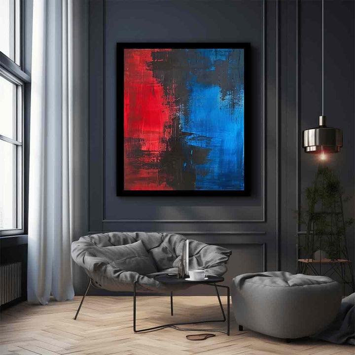 Red Blue Painting