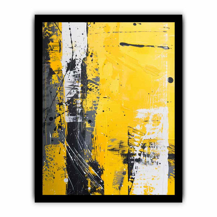 Yellow Art Painting