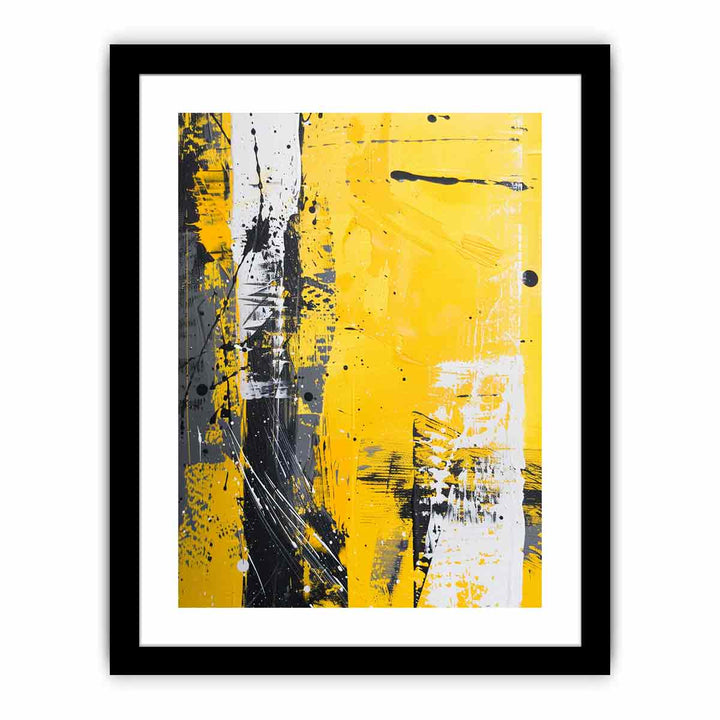 Yellow Art Painting