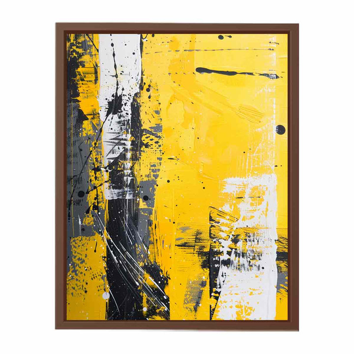 Yellow Art Painting