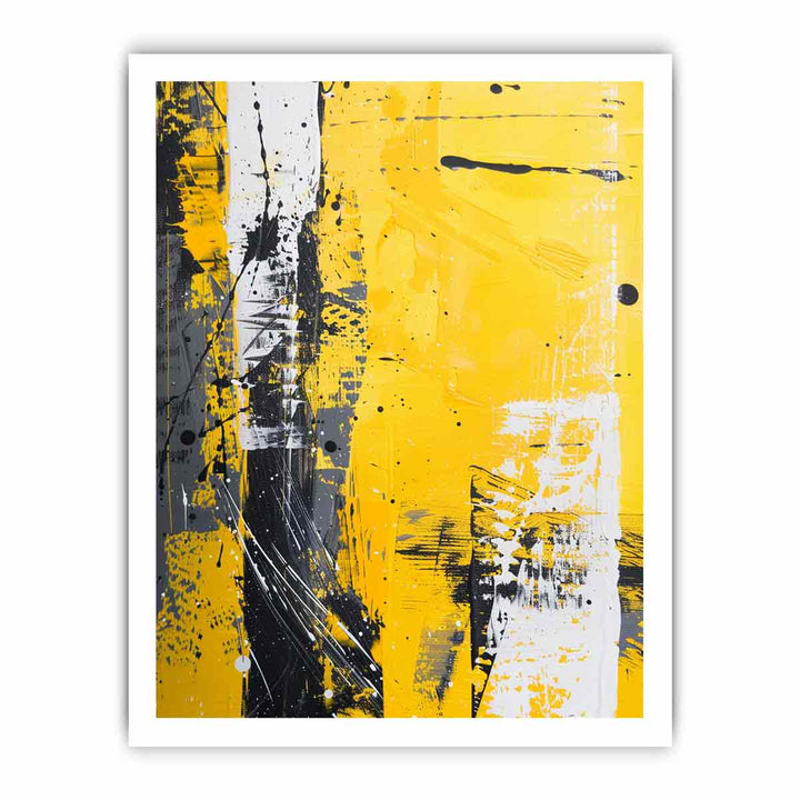 Yellow Art Painting