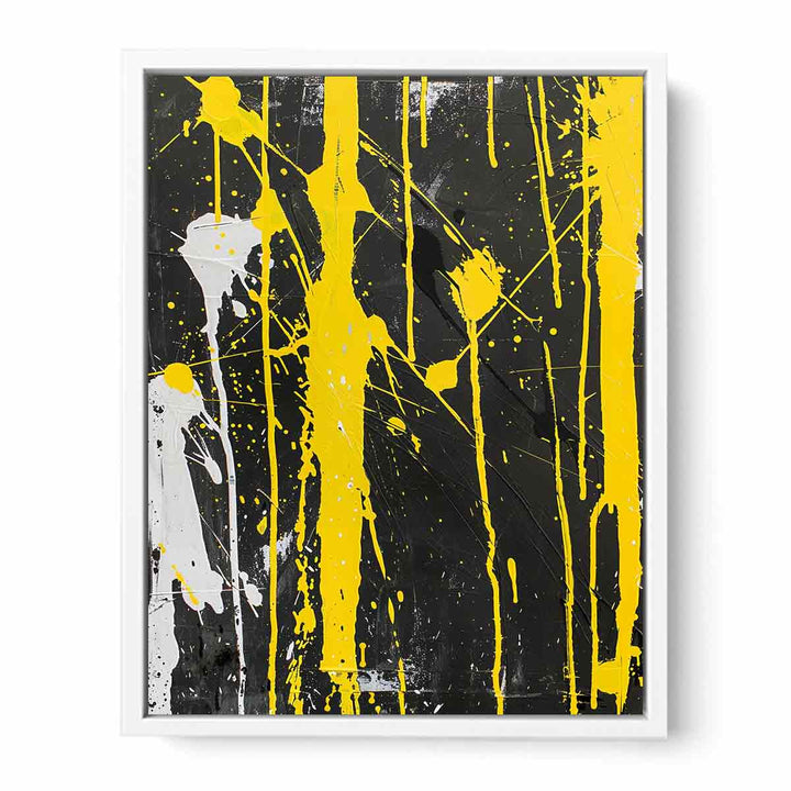 Yellow Abstract Art