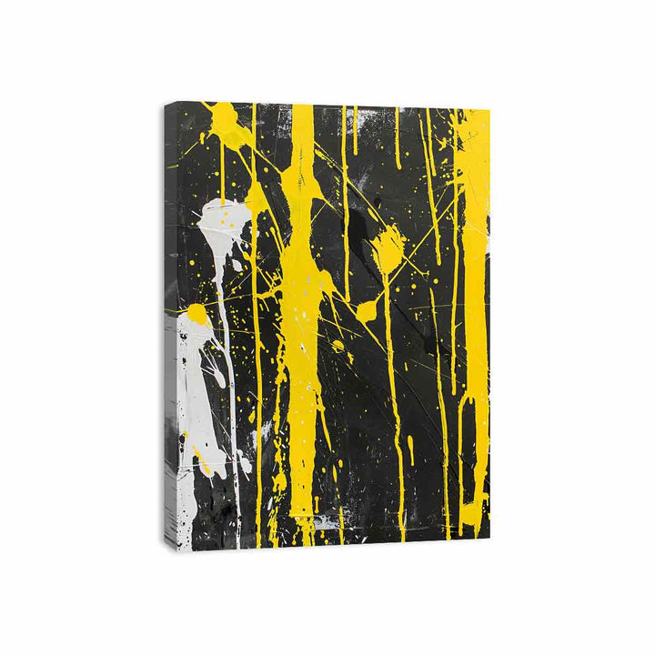 Yellow Abstract Art