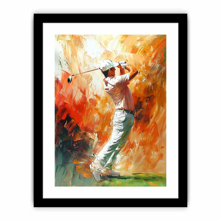 Golf Shot Painting