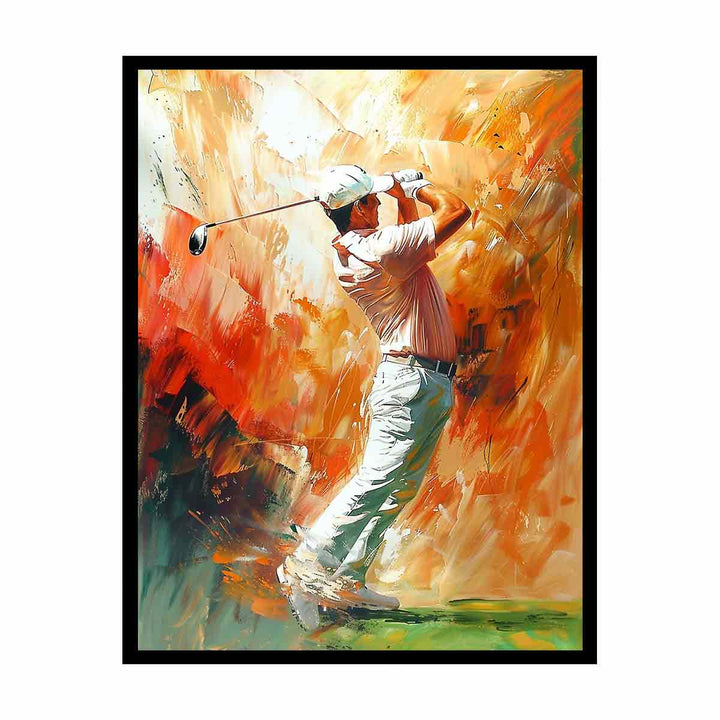 Golf Shot Painting