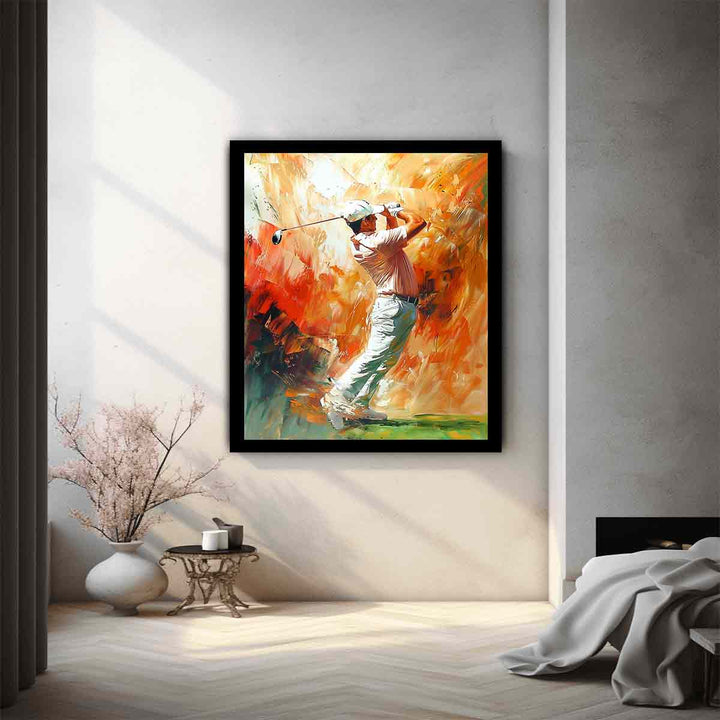 Golf Shot Painting