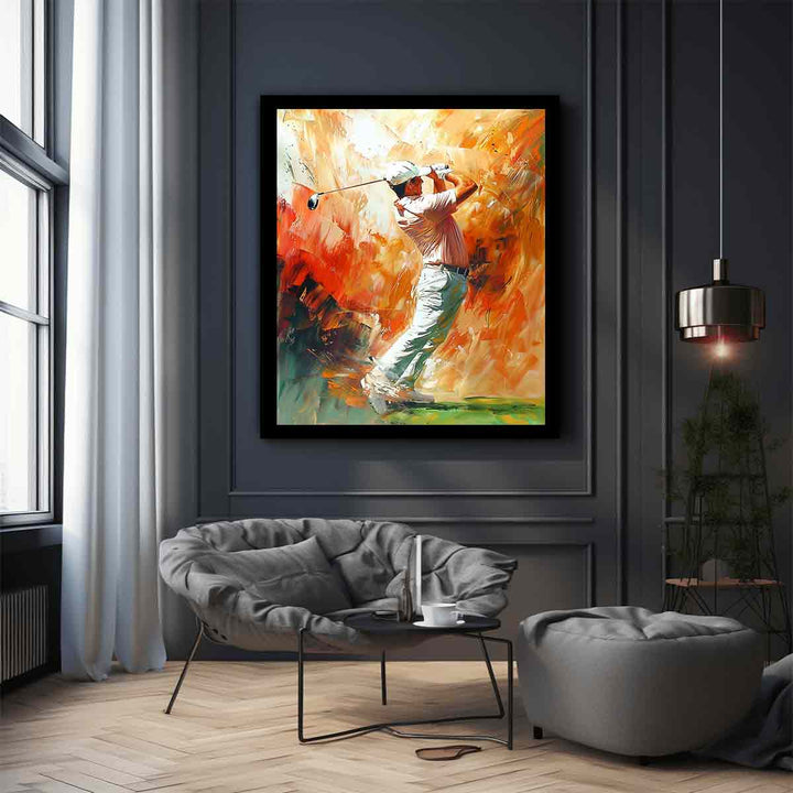 Golf Shot Painting