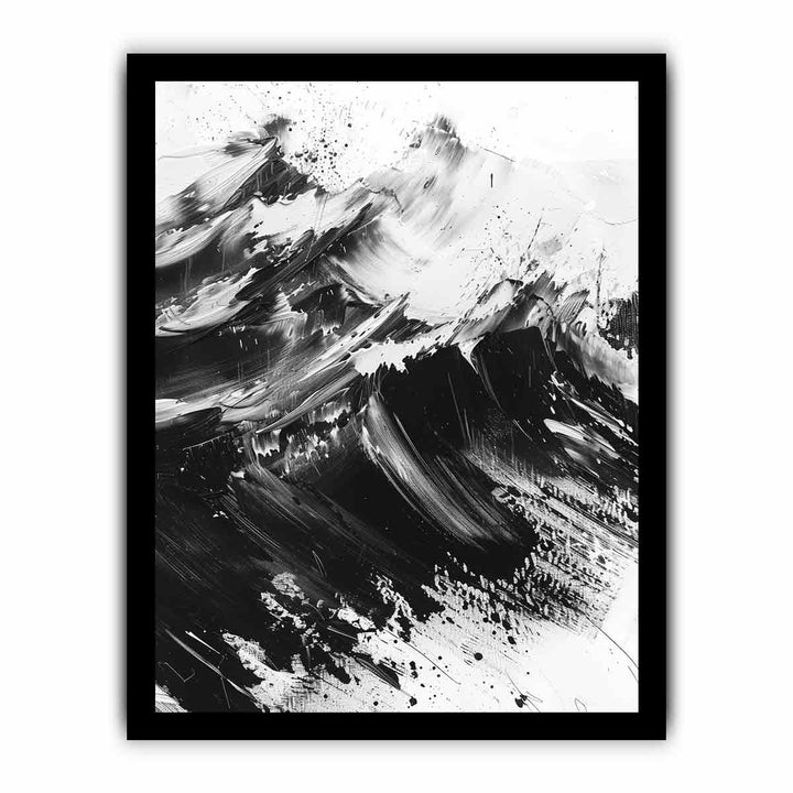 Black White Waves