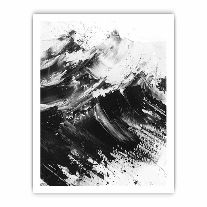 Black White Waves