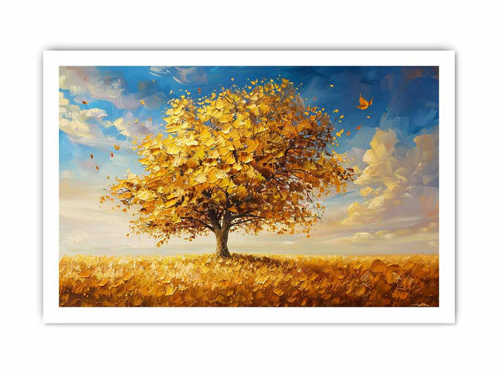 Gold Tree Painting