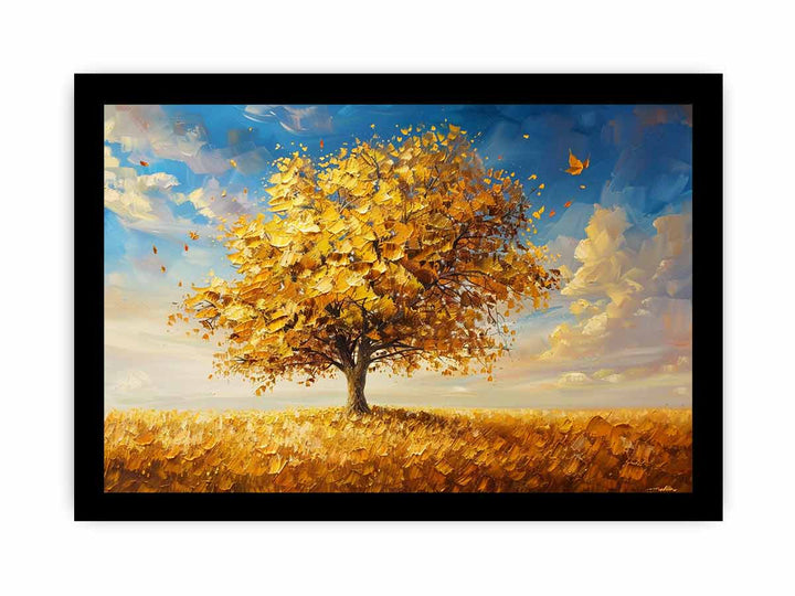 Gold Tree Painting