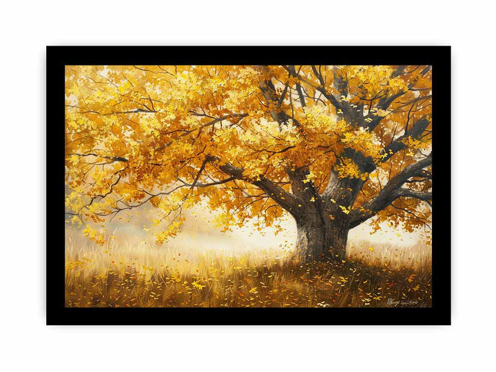 Golden Tree Painting