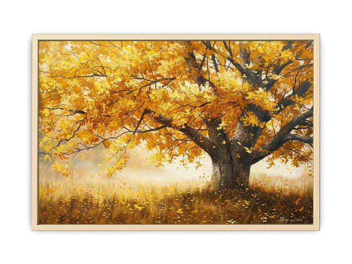 Golden Tree Painting