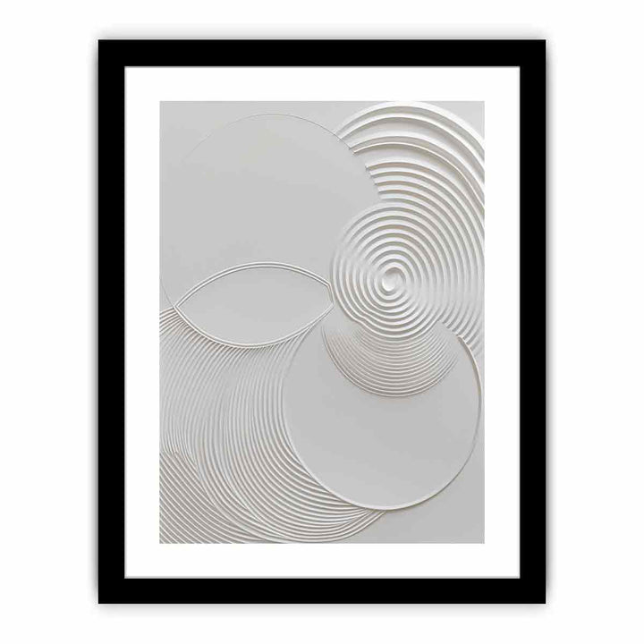 Minimalist Modern white Art Painting