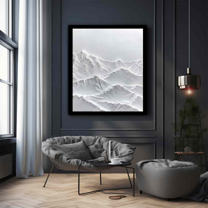 Snow Mountian Painting