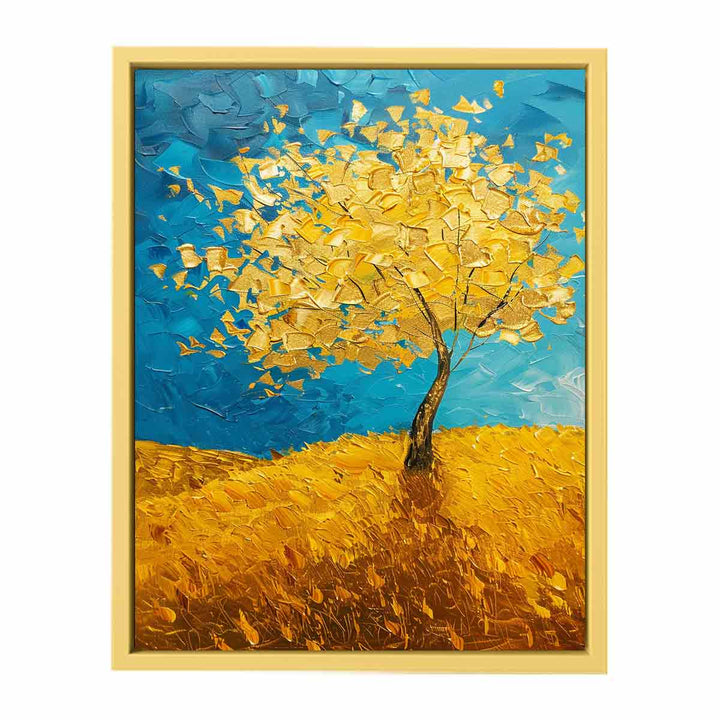 Golden Tree Painting