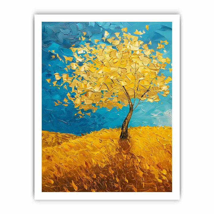 Golden Tree Painting