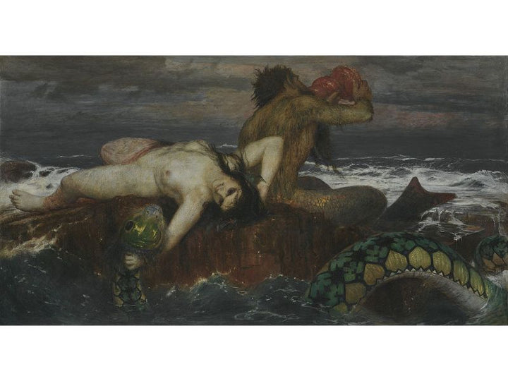 Triton and néréide