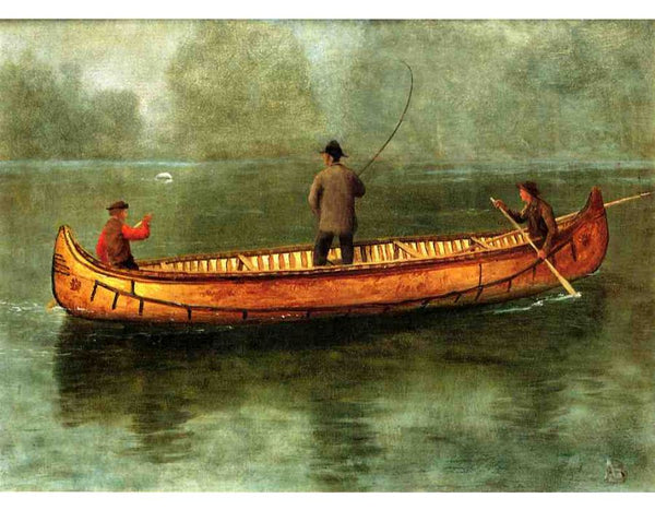 Fishing From A Canoe