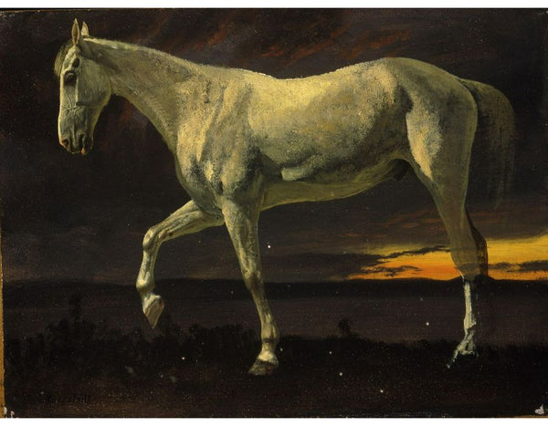 White Horse and Sunset