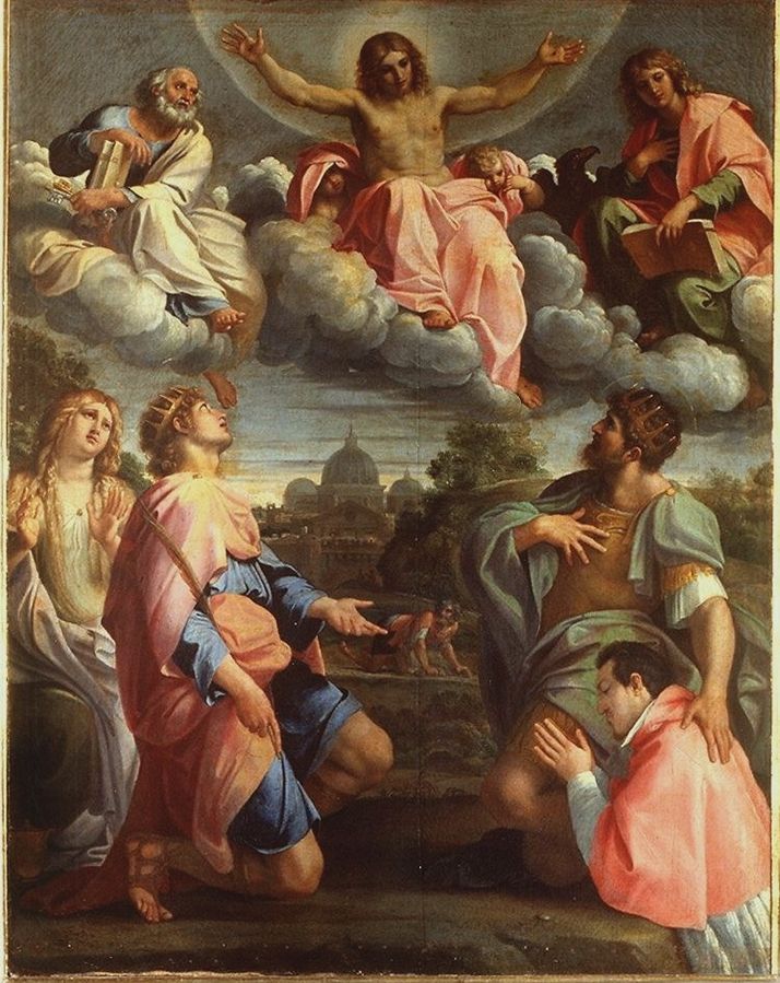 Christ in Glory with the Saints 