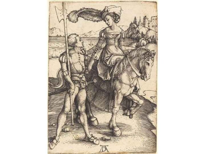 Lady on Horseback and Lansquenet 2