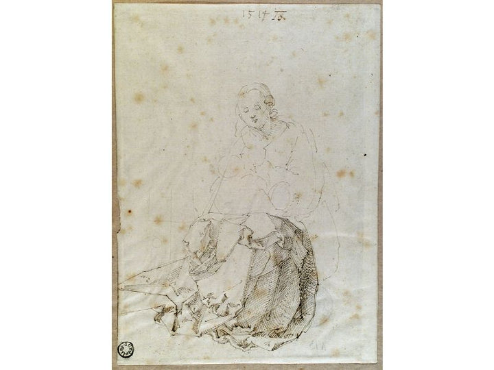 Sitting Mary with child