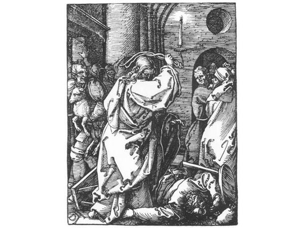 Christ driving the Money Changers from the Temple, from The Small Passion