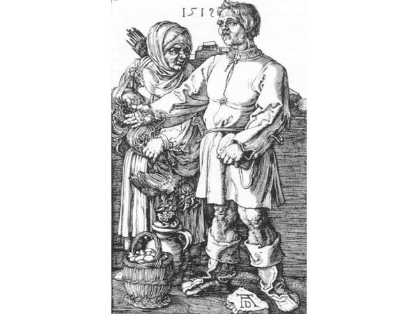 The Peasant And His Wife At Market