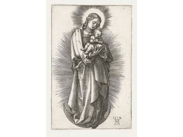 The Virgin On The Crescent With A Diadem