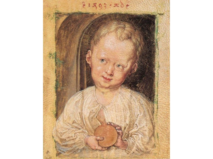 Boy with a globe